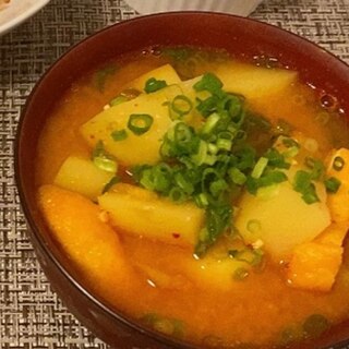 韓国♡味噌チゲ風じゃがいもスープ♡